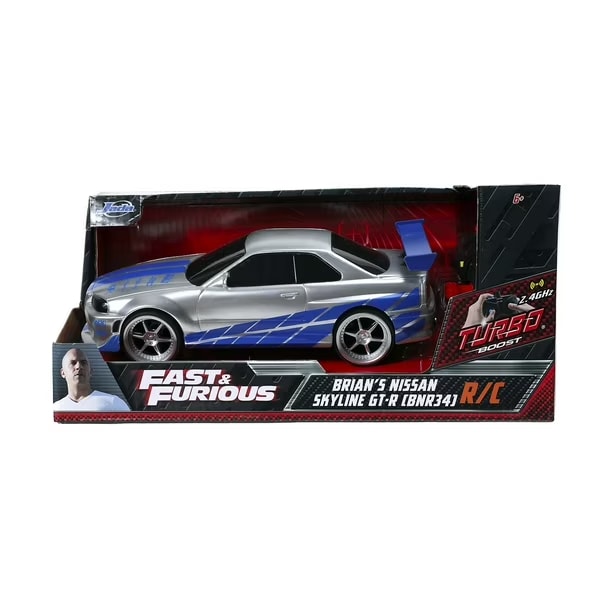 Rápidos y Furiosos Nissan Skyline GT-R 2002 a Control Remoto 1:24 – vista 1
