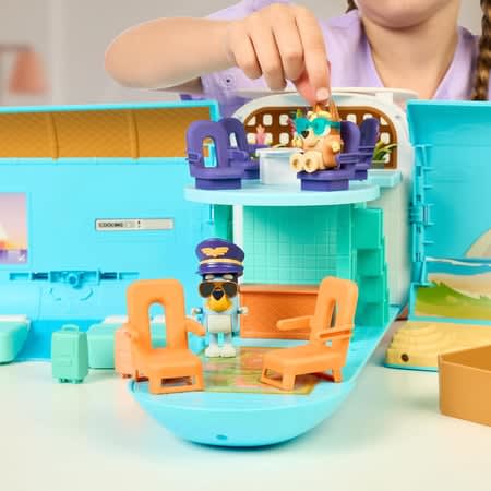 Bluey Avión Transformable 3 en 1 Playset con Sonidos y 2 Figuras – vista 4