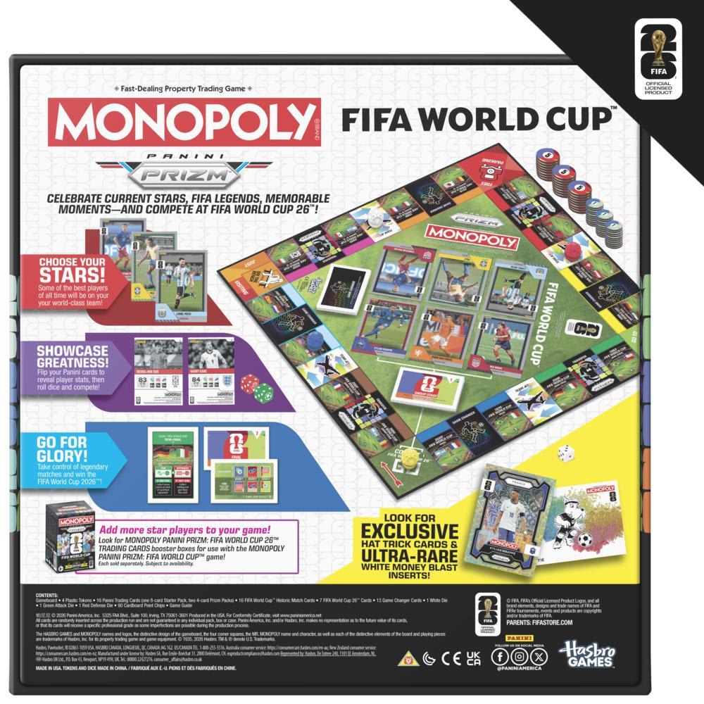 Monopoly Panini Prizm Copa Mundial de la FIFA 2026 Juego de Mesa – vista 7