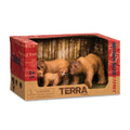 Terra Familia de Osos Pardos Set de 4 Animales de Juguete – vista 1
