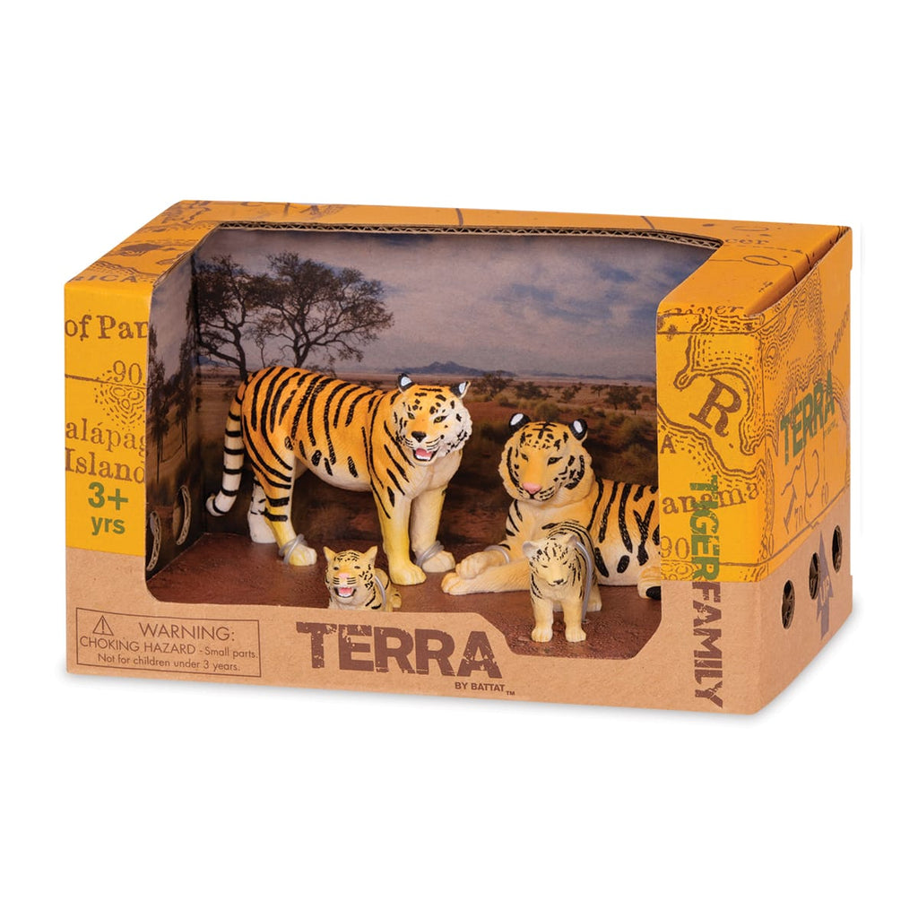 Terra by Battat Familia de Tigres Set de 4 Figuras Realistas – vista 1