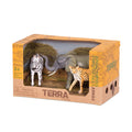 Terra by Battat Animales de la Selva Cebra, Elefante y Guepardo – vista 1