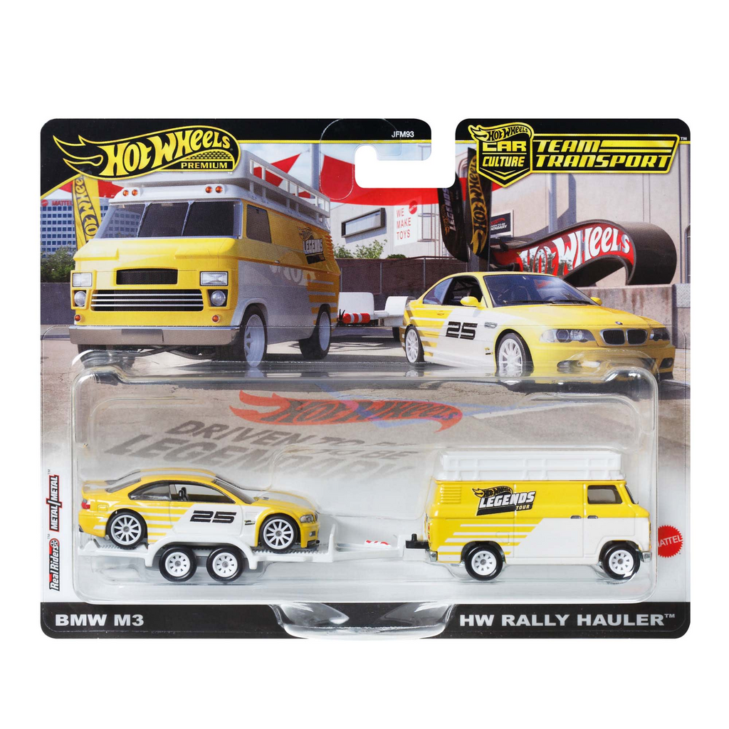 Hot Wheels Team Transport Legends Tour BMW M3 E46 con Camión – vista 2