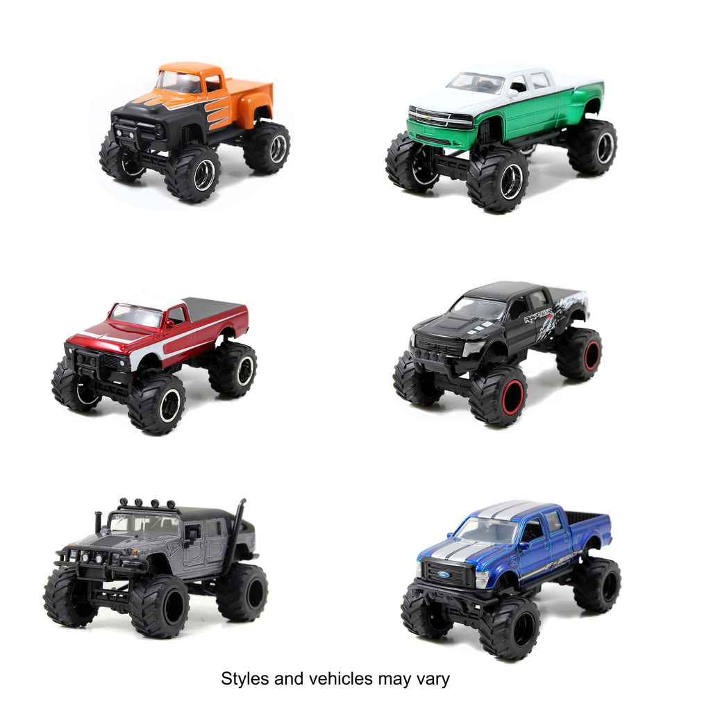 Surtido de camionetas Jada Just Trucks 1:64 de metal en distintos colores y modelos