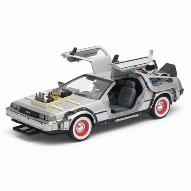 Volver al Futuro III DeLorean Auto de Colección – vista 4