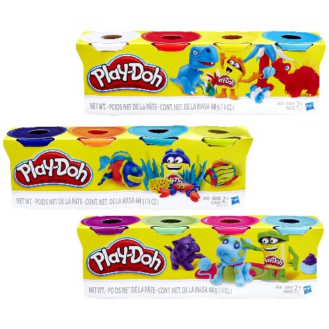 Play-Doh Pack de 4 Latas de Masa para Moldear – vista 2