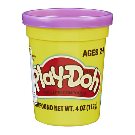 Latas Play-Doh de distintos colores