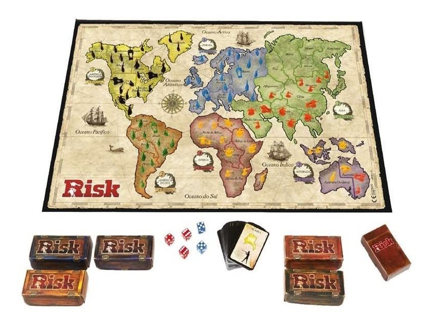 Risk Juego de Mesa de Estrategia y Conquista – vista 2