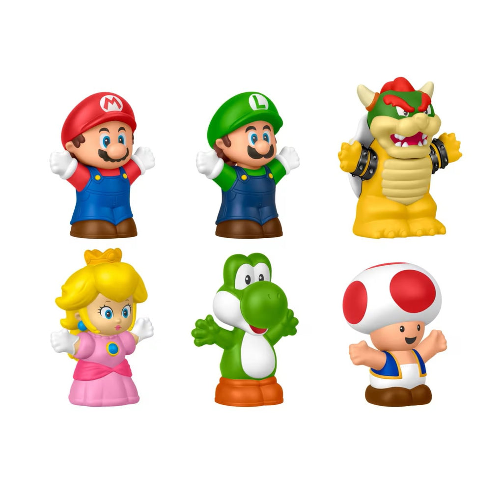 Little People Super Mario Paquete de 6 Figuras – vista 2