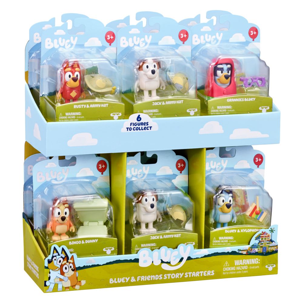 Bluey Historias de Bluey Set de Figuras Articuladas Surtido – vista 2