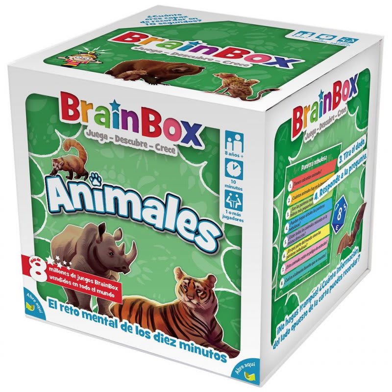 BrainBox Animales Juego de Mesa de Memoria y Observación – vista 1