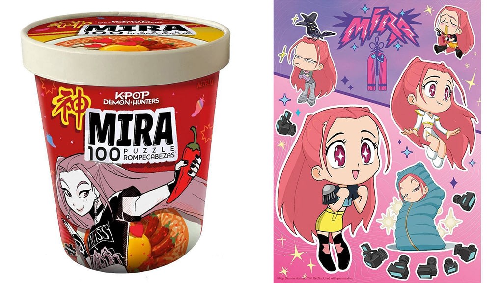 K-Pop Demon Hunters Puzzle Ramen 100 Piezas Surtido – vista 3