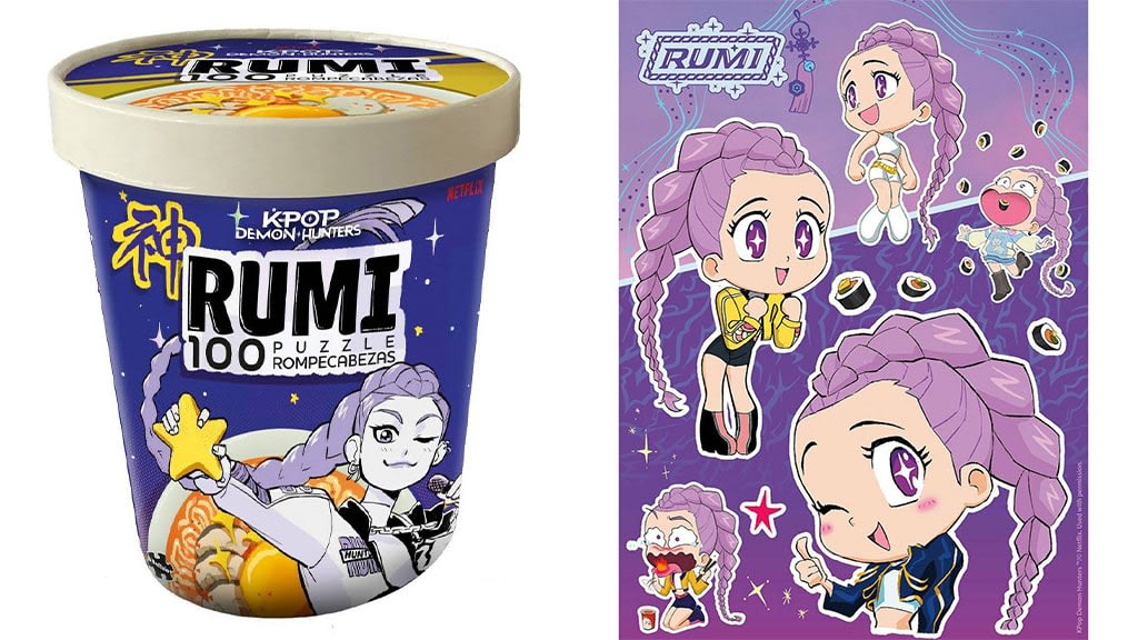 K-Pop Demon Hunters Puzzle Ramen 100 Piezas Surtido – vista 4