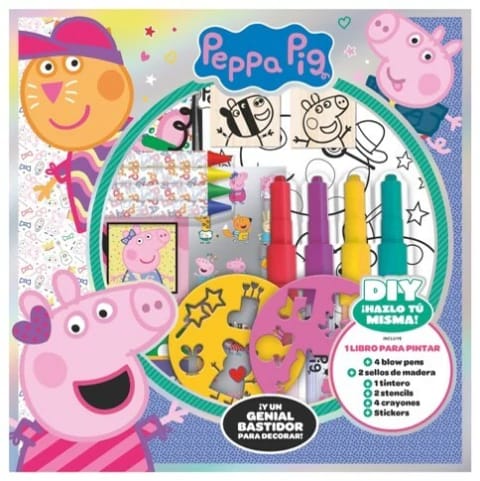 Peppa Pig Set Caja de Artista para Dibujar y Colorear – vista 1