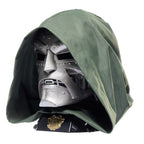Casco Doctor Doom Marvel Legends escala 1:1 con capucha verde
