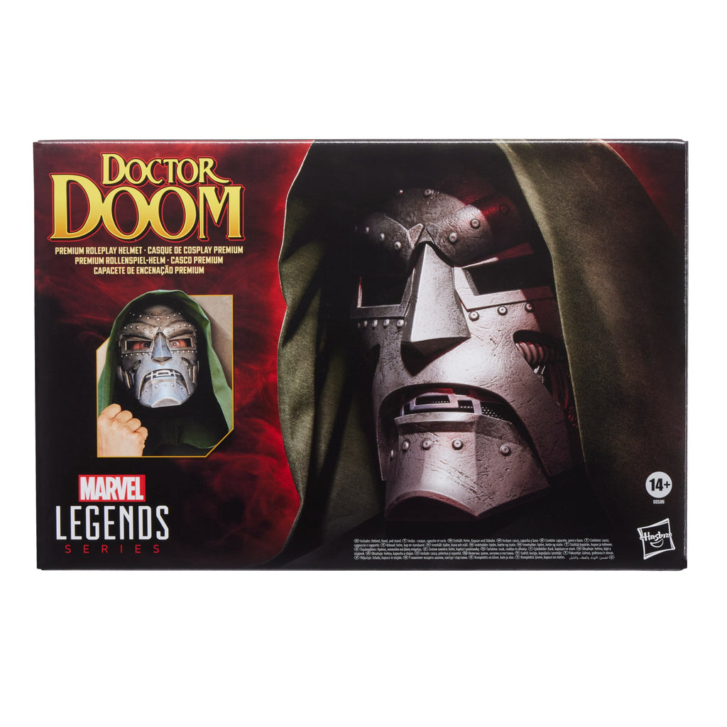 Caja del casco Doctor Doom Marvel Legends Premium Roleplay