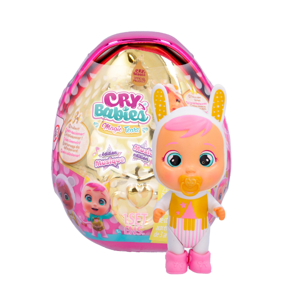Cry Babies Magic Tears Music Edition Muñeca Sorpresa con 9 Sorpresas – vista 1