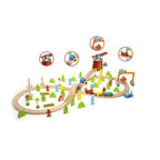 Classic World Set de Tren de 75 Piezas con Grúa Giratoria y Grúa Torre – vista 2