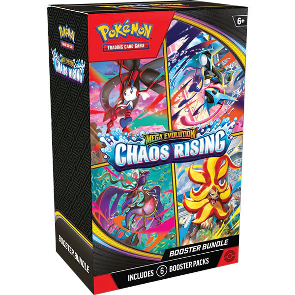 Pokémon TCG Mega Evolution Chaos Rising Booster Bundle en Inglés – vista 1