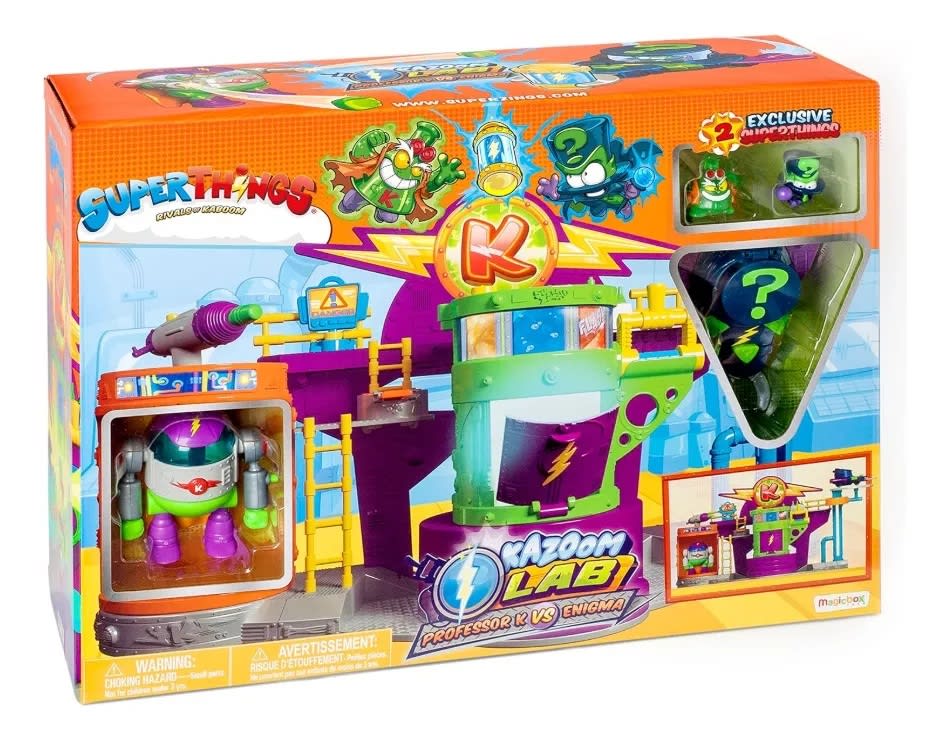 SuperThings Kazoom Lab Professor K vs Enigma Playset – vista 7
