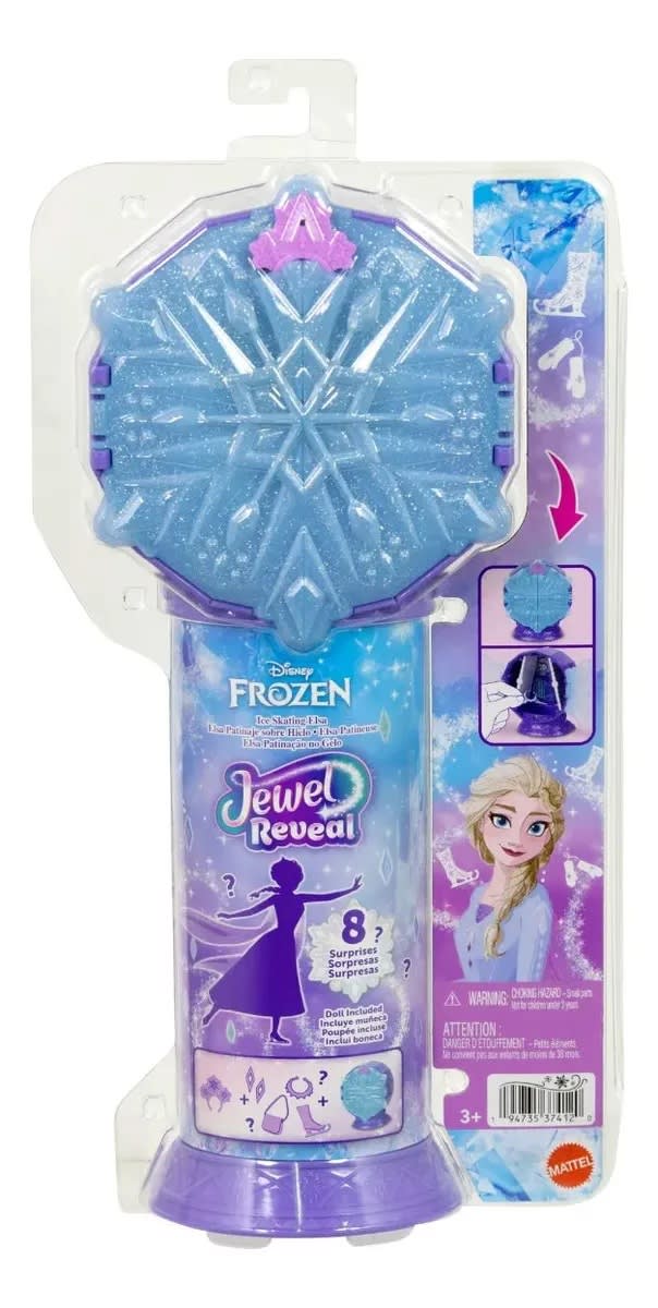 Disney Frozen Jewel Reveal Elsa Patinaje sobre Hielo Muñeca Sorpresa – vista 5