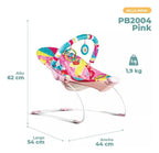 Pikaboo Silla Nido Mecedora para Bebé Selva Pink con Vibración y Música – vista 2