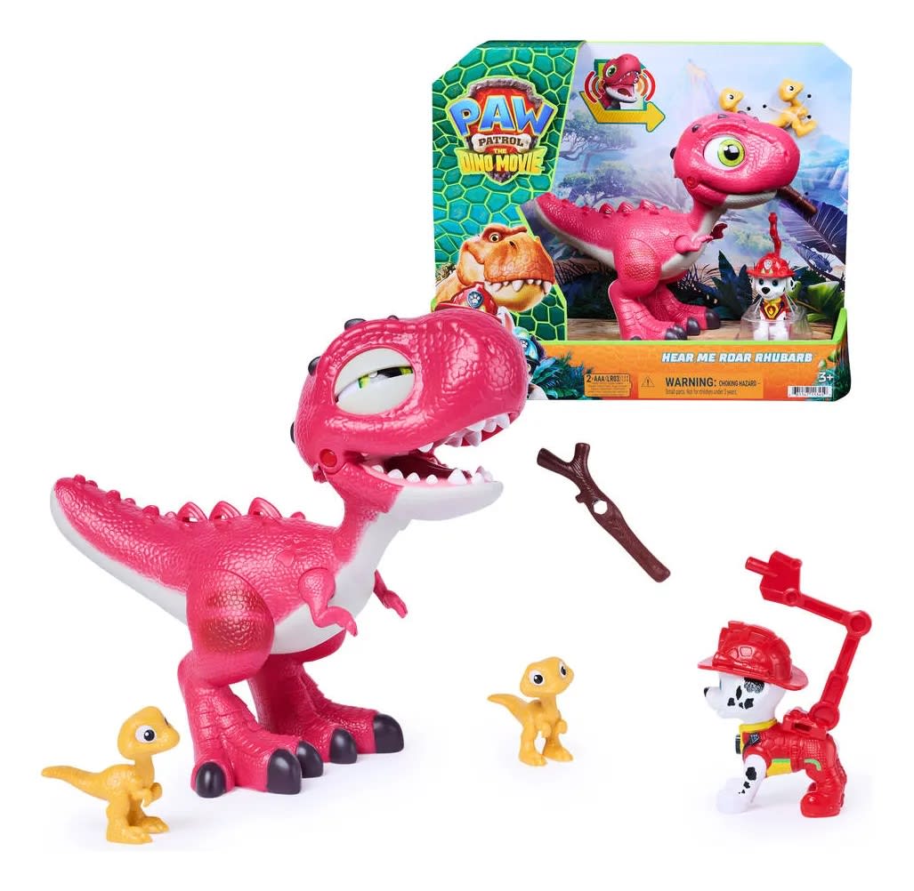 Paw Patrol La Película Hear Me Roar Rhubarb y Marshall con Sonido – vista 1