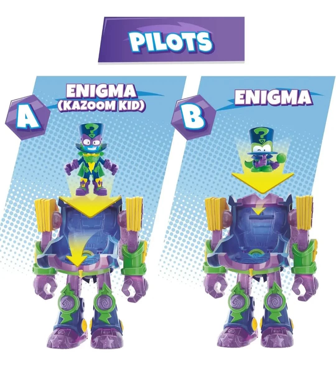 SuperThings Superbot de Enigma con Alas y Lanzador – vista 2