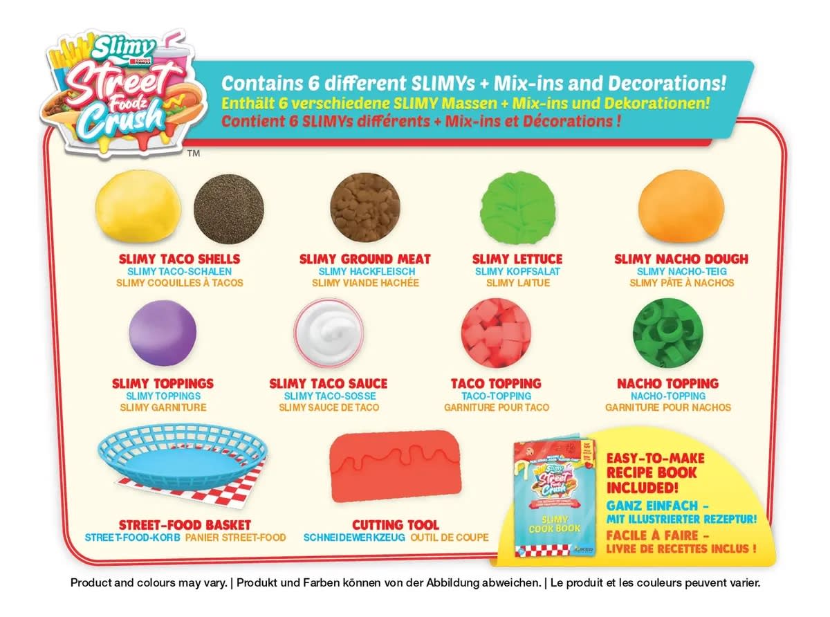 Slimy DIY Street Food Crush Mini Tacos Kit de Slime – vista 1