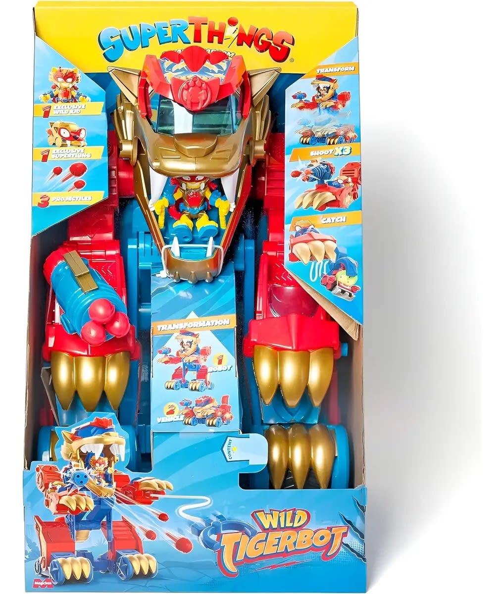 SuperThings Wild Kids Wild Tigerbot Robot Transformable – vista 2