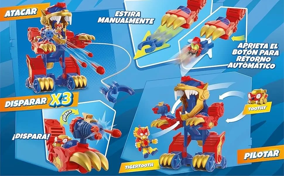 SuperThings Wild Kids Wild Tigerbot Robot Transformable – vista 1