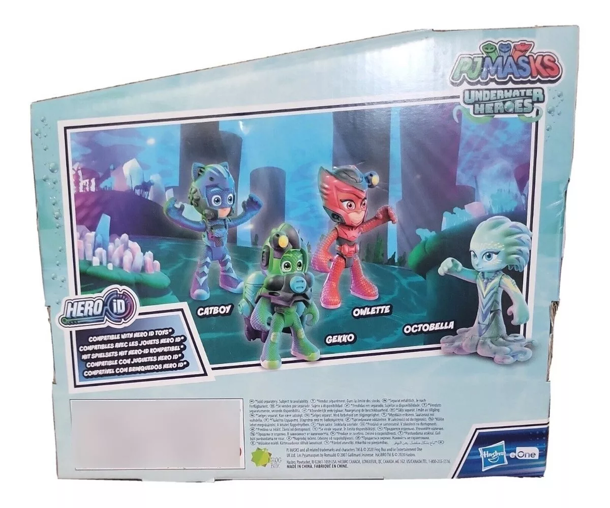 PJ Masks Misión Acuática Set de 4 Figuras de Acción – vista 2