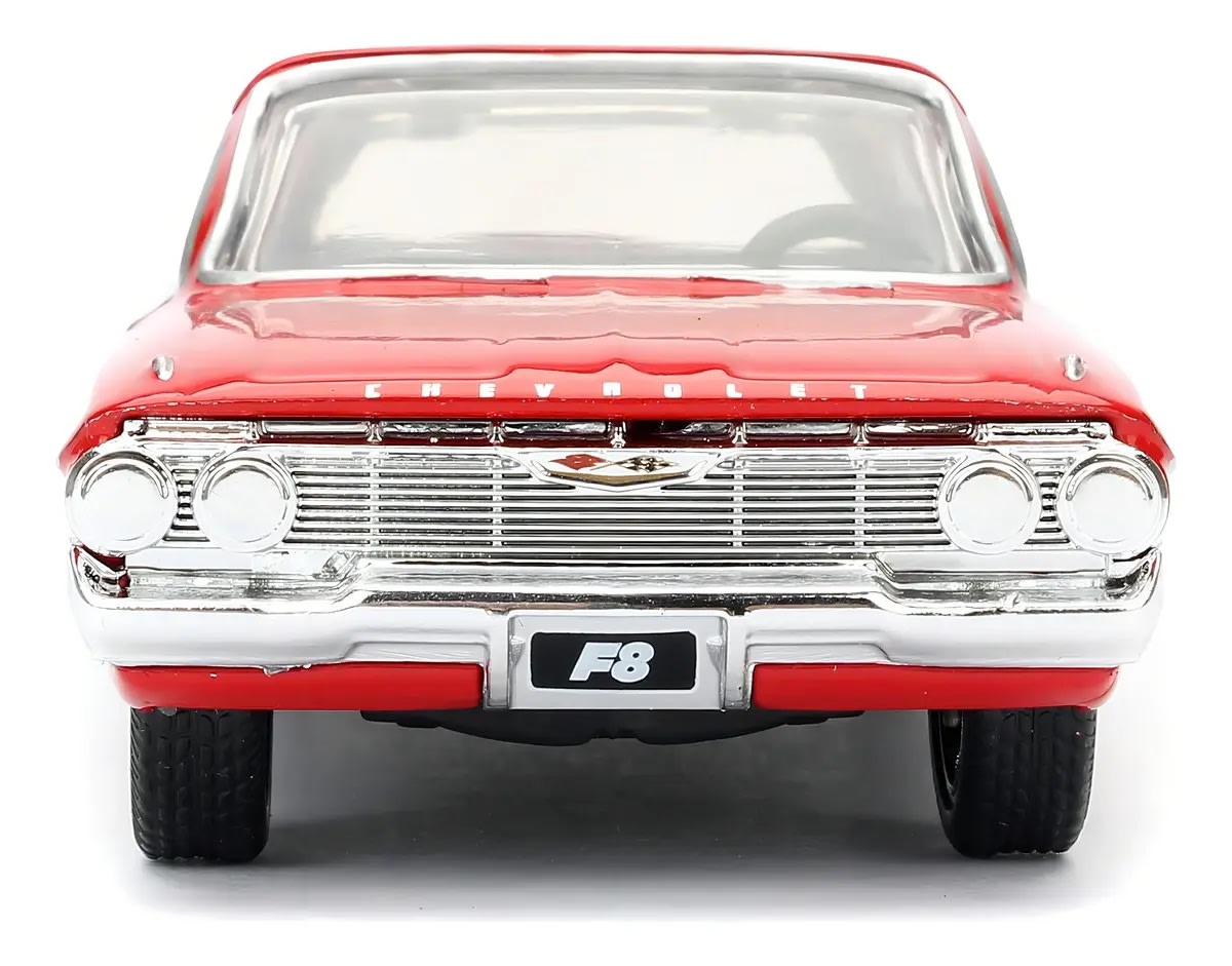 Jada Rápidos y Furiosos Chevrolet Impala 1961 de Dom Rojo Escala 1:32 – vista 3