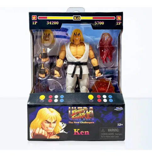 Jada Toys Ultra Street Fighter II Ken Player 2 Figura de Acción 15 cm – vista 1