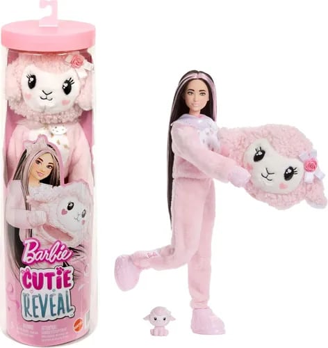 Barbie Cutie Reveal Cuddly Series Muñeca con Disfraz de Peluche Surtido – vista 3