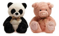 Peluche Chancho y Panda de Pelo Largo 30 cm Surtido – vista 1