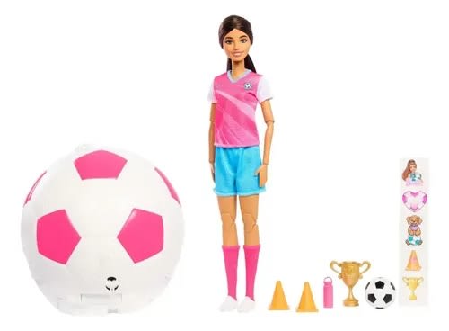 Barbie Career Burst Jugadora de Fútbol Muñeca Sorpresa – vista 3