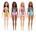 Barbie Muñeca de Playa con Traje de Baño Surtido – vista 1