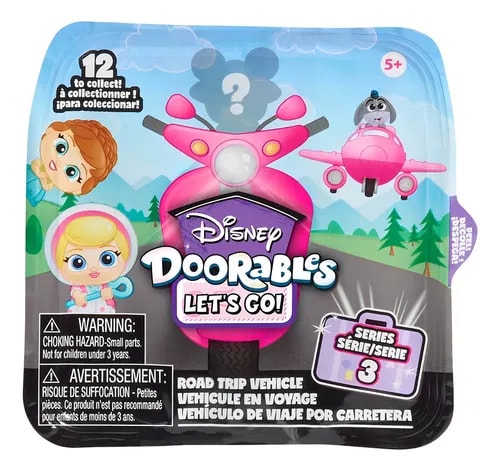 Disney Doorables Let's Go Vehículos Serie 3