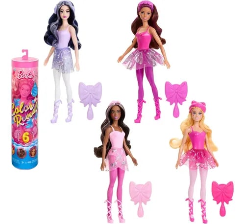 Barbie Color Reveal Bailarinas de Ballet Muñeca Sorpresa Surtido – vista 3