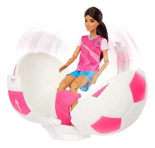 Barbie Career Burst Jugadora de Fútbol Muñeca Sorpresa – vista 2