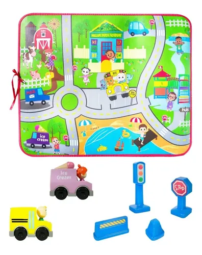 CoComelon Alfombra de Juegos con Vehículos y Accesorios – vista 2