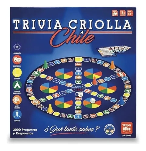 Juego de Mesa Trivia Criolla Chilena Toyng con 3000 Preguntas – vista 3
