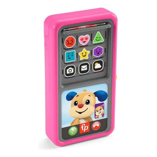 Fisher-Price Ríe y Aprende Smartphone Deluxe con Luces y Sonidos – vista 1