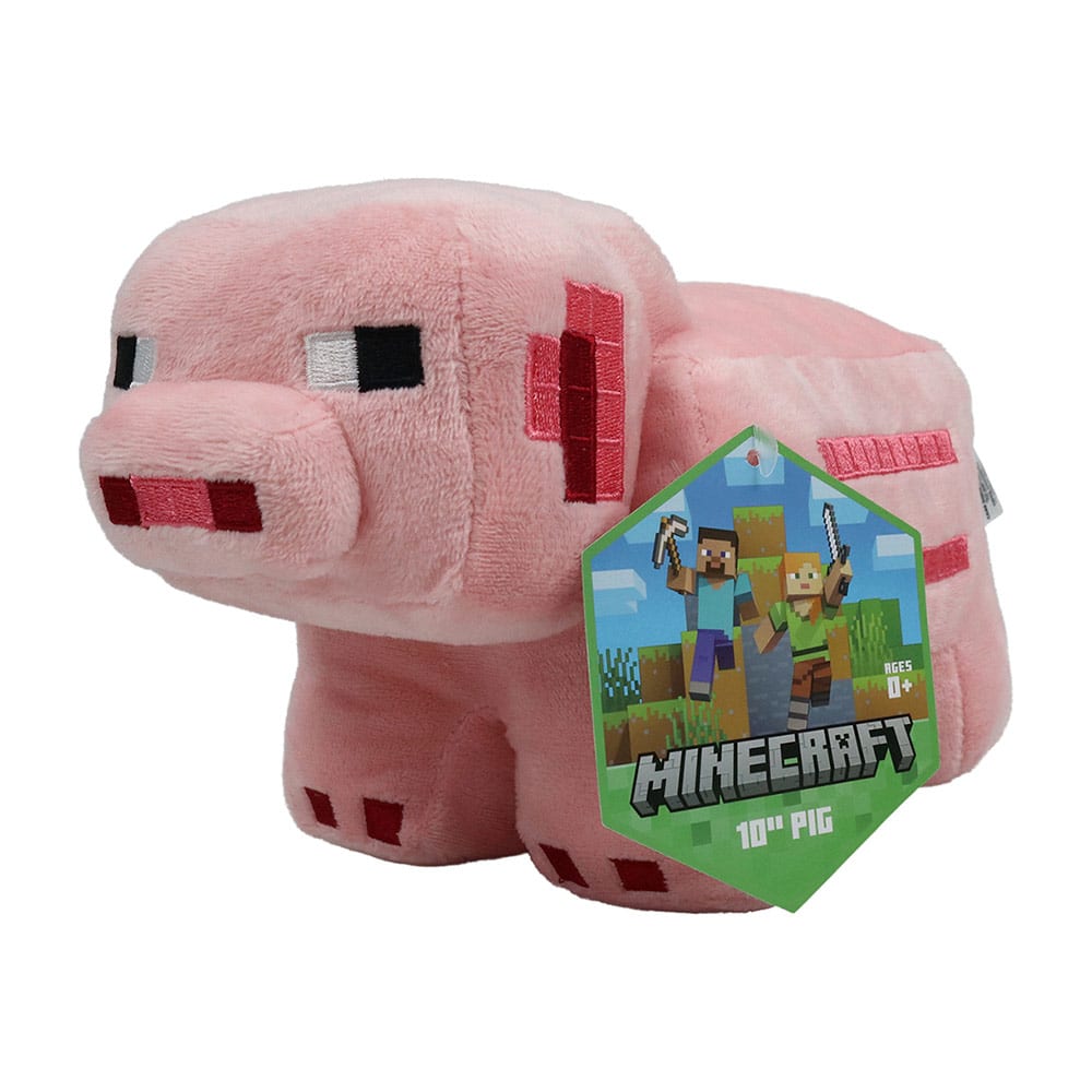 Minecraft Peluche Cerdo Suave con Licencia Oficial – vista 1
