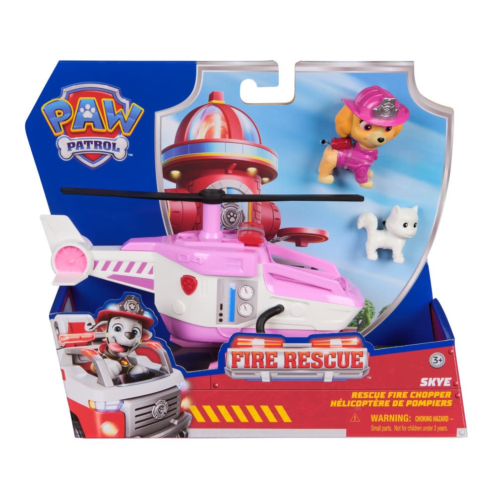Paw Patrol Fire Rescue Skye con Helicóptero de Rescate – vista 1