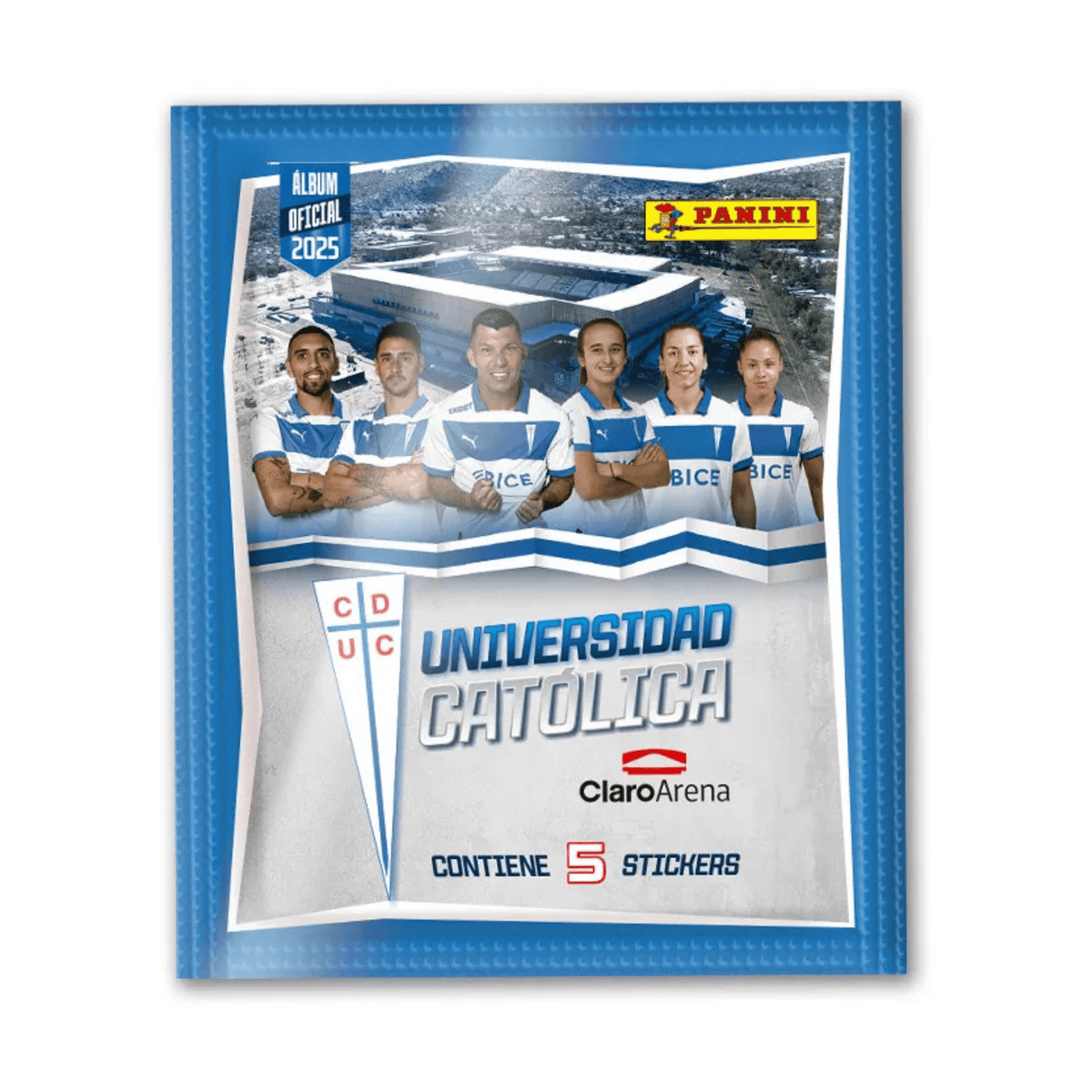 Sobre de láminas Panini Universidad Católica 2025 Los Cruzados