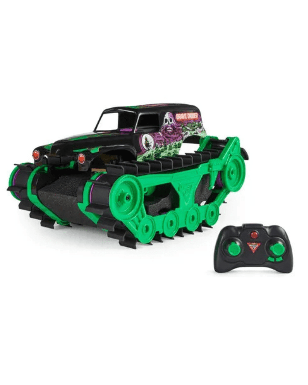 Monster Jam Grave Digger Trax Camión Anfibio a Control Remoto – vista 2