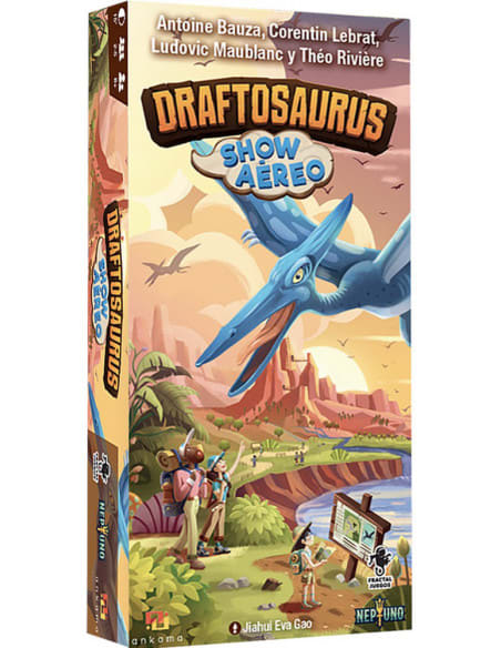 Draftosaurus Show Aéreo Expansión Juego de Mesa – vista 1