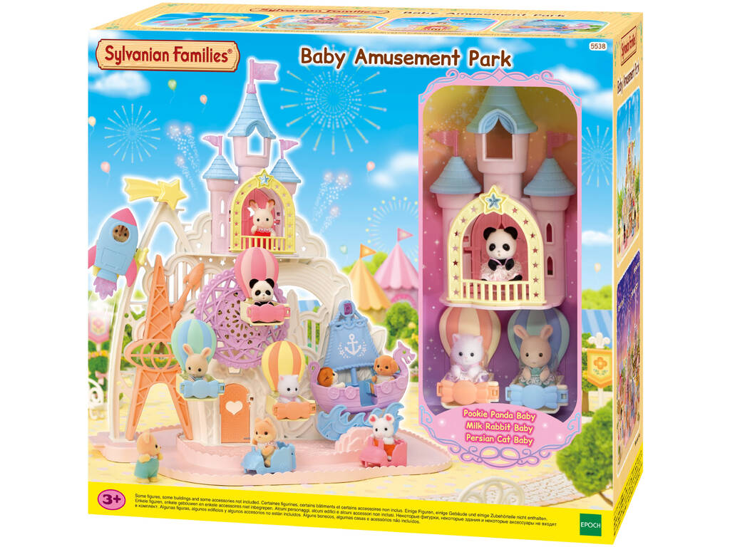 Sylvanian Families Parque de Atracciones de los Bebés con 3 Figuras – vista 2